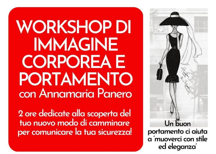 Workshop di Immagine corporea e portamento