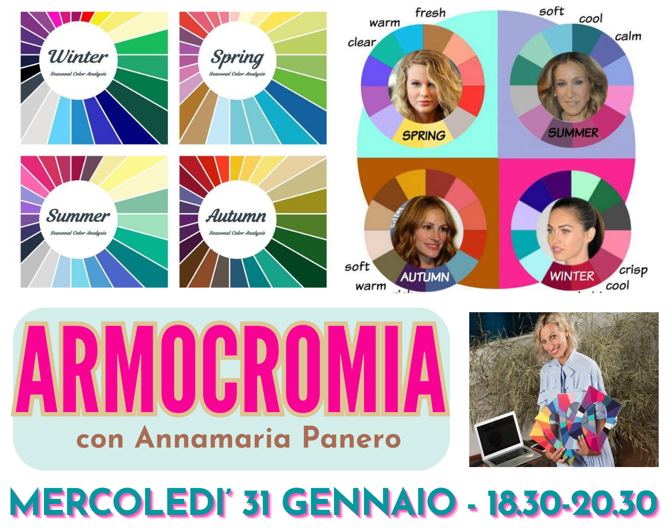 Workshop di ARMOCROMIA -Attenzione: Spostato al 31 gennaio ore 18.30