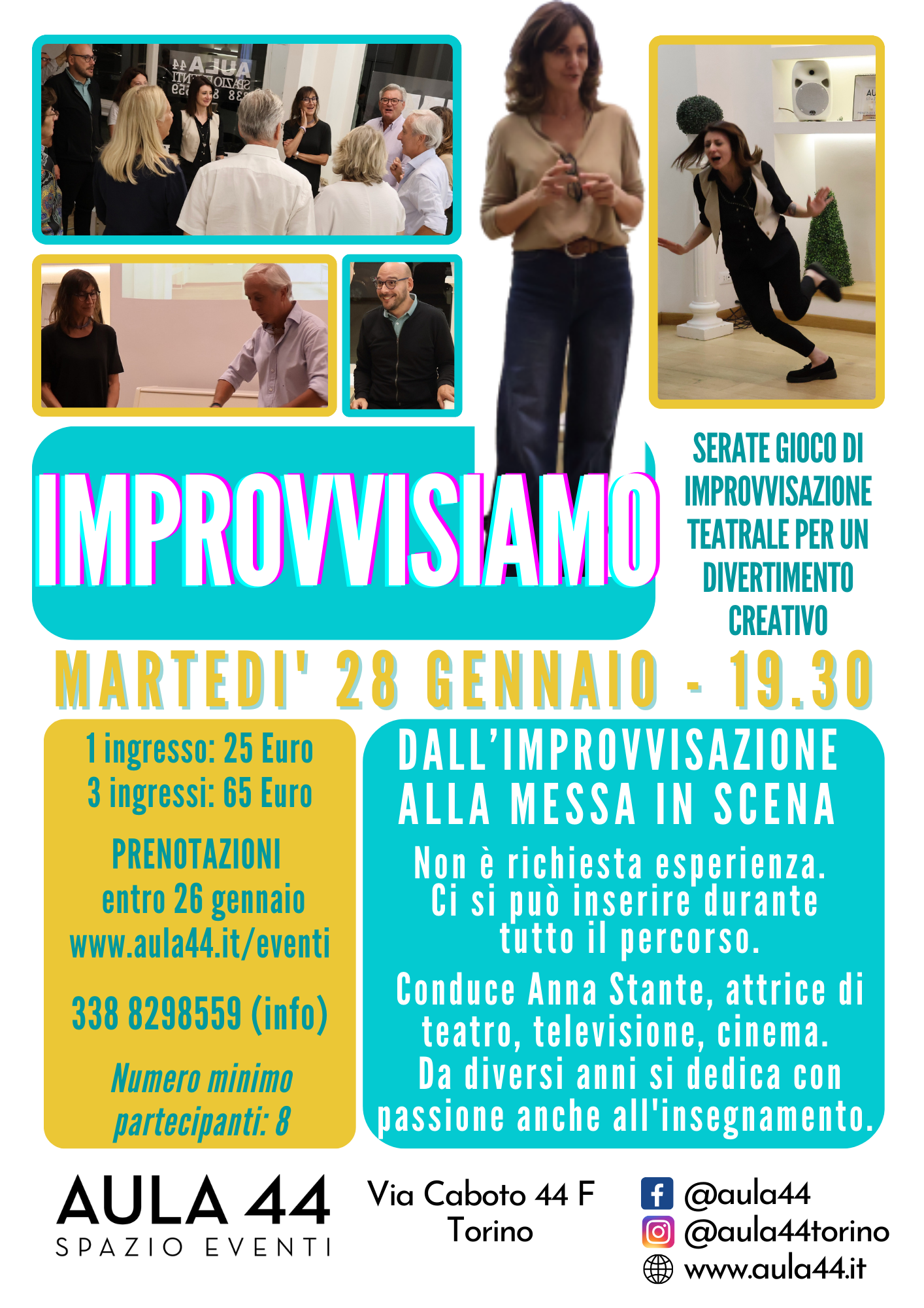 IMPROVVISIAMO serata gioco di improvvisazione teatrale