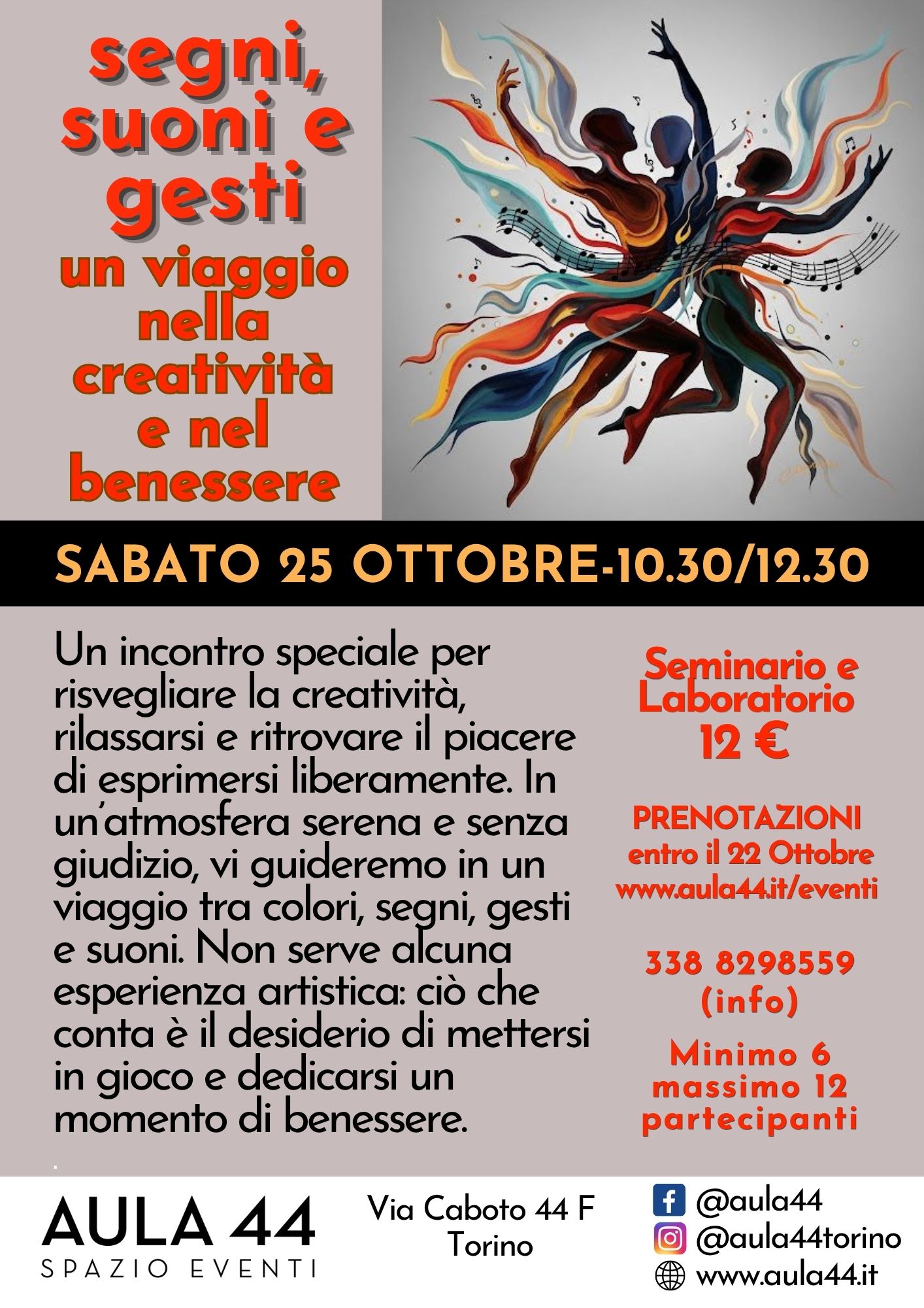 SEGNI, SUONI E GESTI: UN VIAGGIO NELLA CREATIVITA' E NEL BENESSERE