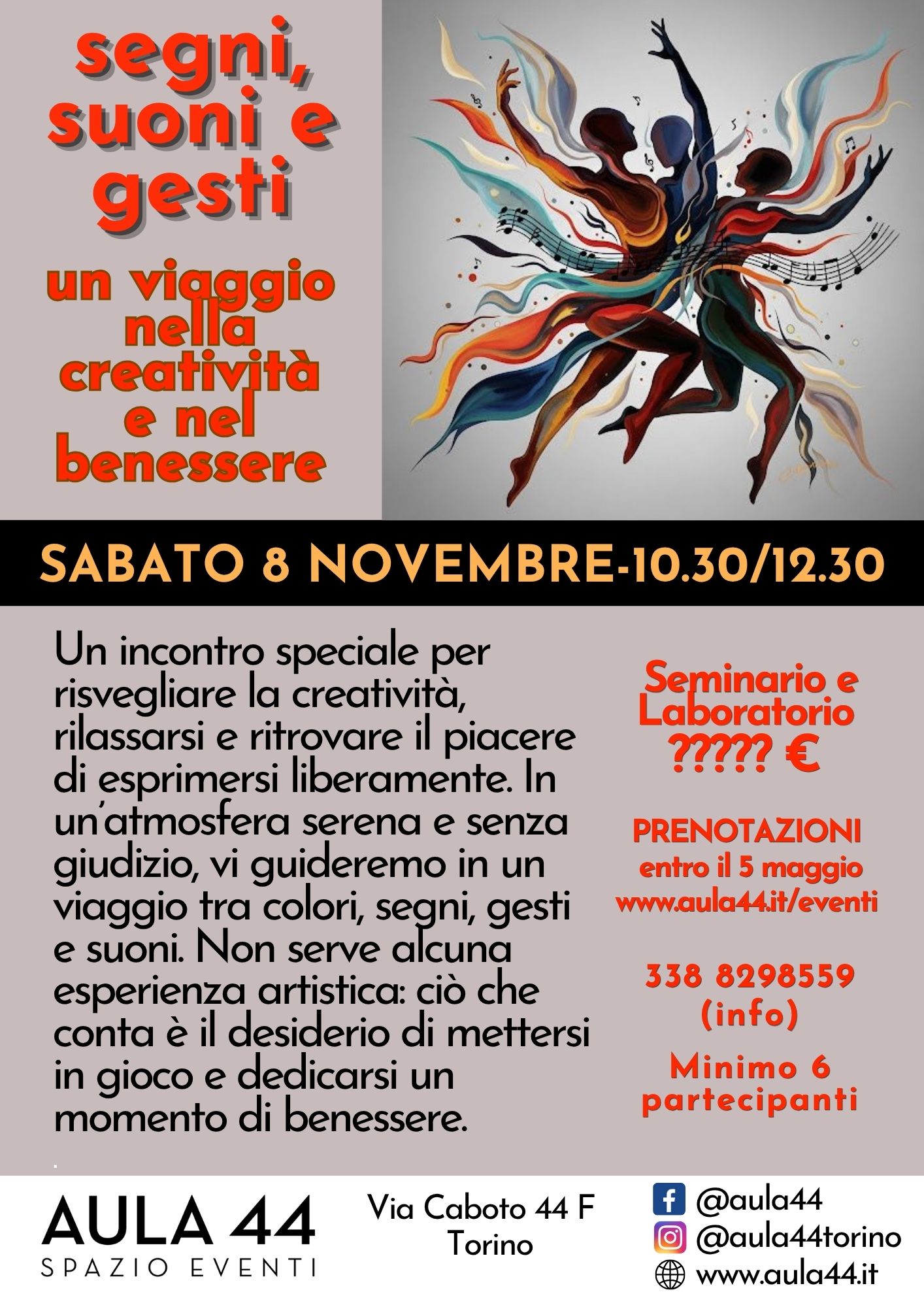 SEGNI, SUONI E GESTI: UN VIAGGIO NELLA CREATIVITA' E NEL BENESSERE
