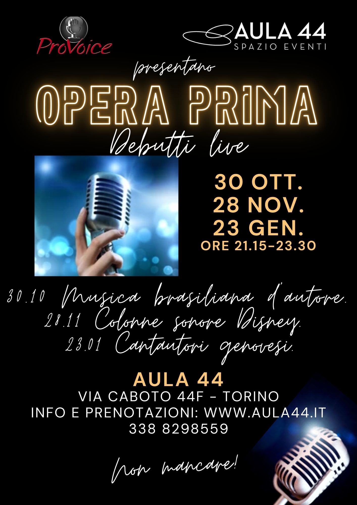 OPERA PRIMA - Debutti Live (rassegna)