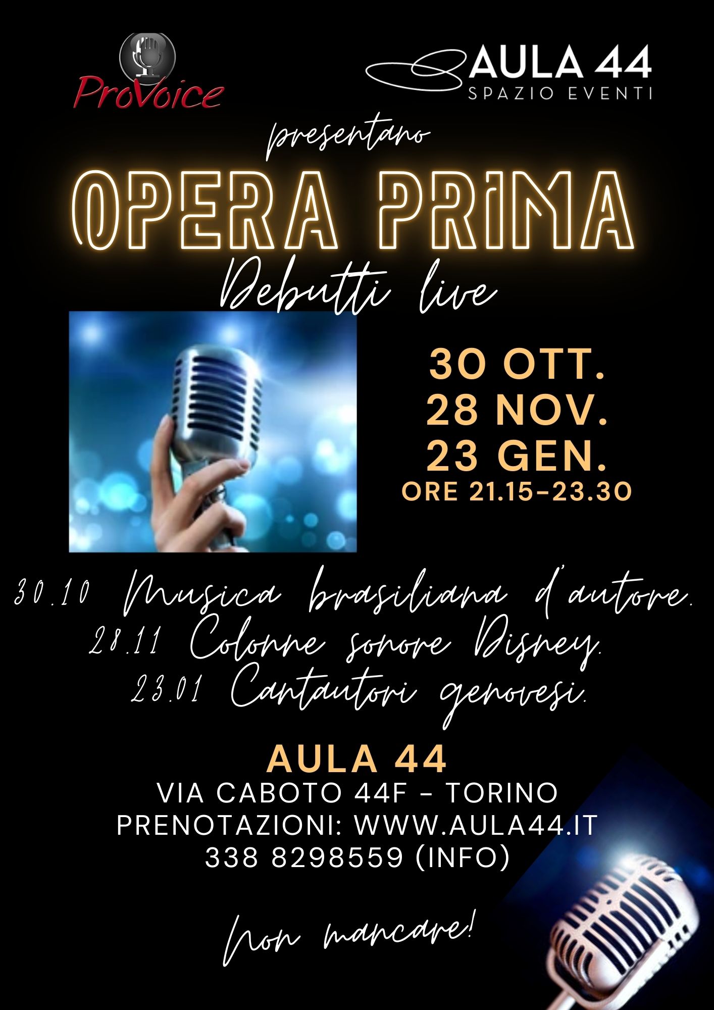 OPERA PRIMA - Debutti Live (rassegna)