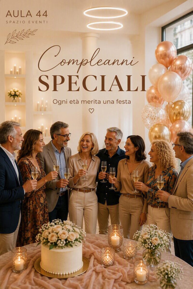 Festeggia il compleanno in modo speciale