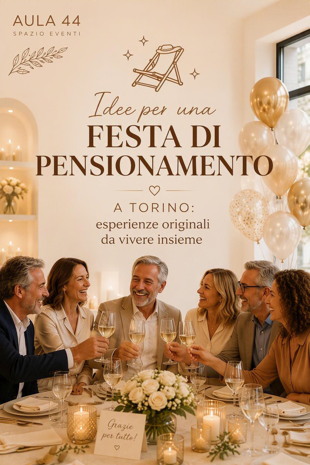 Aula44 - idee per festa di pensionamento
